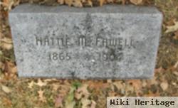 Hattie M. Fawell