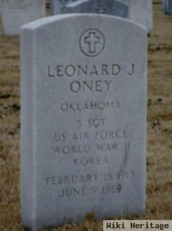 Leonard J Oney