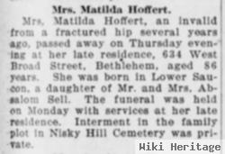 Matilda Sell Hoffert