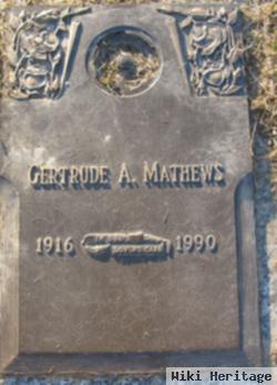 Gertrude A. Mathews