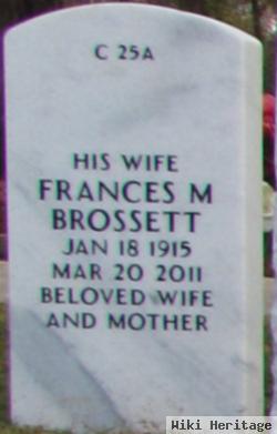 Frances Mary Hayes Brossett