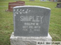 Ralph W Shipley