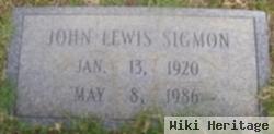 John Lewis Sigmon