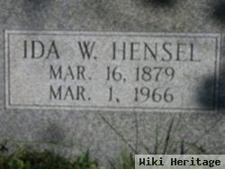 Ida W Hensel