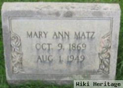 Mary Ann Matz