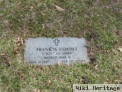 Frank A Cordes