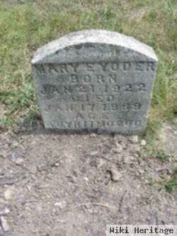 Mary E Yoder