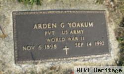 Pvt Arden G Yoakum