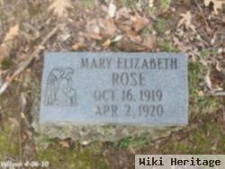 Mary Elizabeth Rose