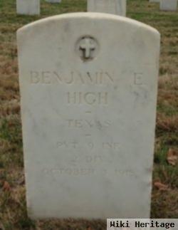 Benjamin Earl High