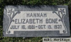 Hannah Elizabeth Bone