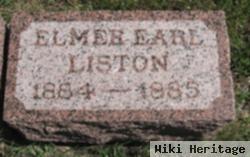 Elmer Earl Liston