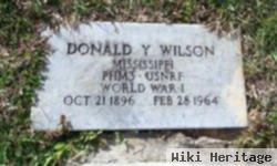 Donald Y Wilson, Sr