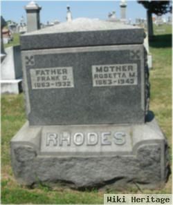 Rosetta M. Tharp Rhodes