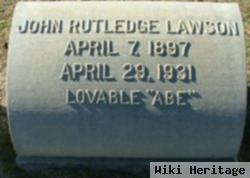 John Rutledge "abe" Lawson