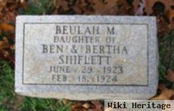 Beulah M. Shiflett