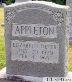 Elizabeth Lee Deter Appleton