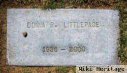 Mrs Donna Rae Cook Littlepage