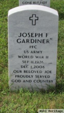 Pfc Joseph Francis Gardiner