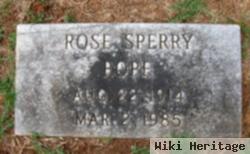 Rose Sperry Pope