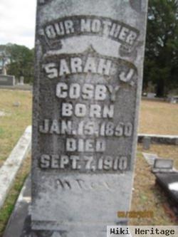 Sarah J Cosby