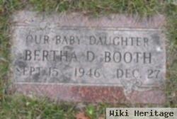 Bertha D Booth