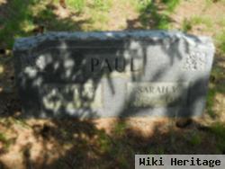 Sarah V Riser Paul