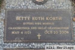 Betty Ruth Poling Korth