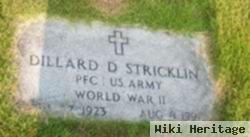 Dillard D Stricklin