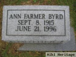 Ann Farmer Byrd