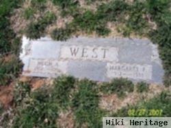 Margaret F West