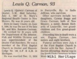 Lewis Quincy Carman