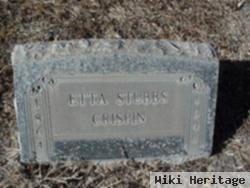 Etta Stubbs Crispin