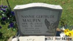 Nanny Gertrude Maupin