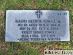 Pfc Ralph George Powell, Sr