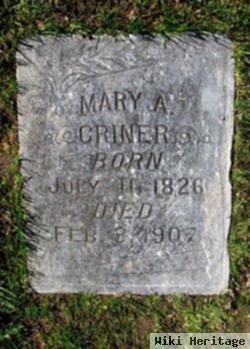 Mary A. Croy Criner