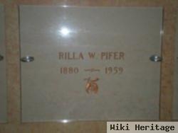 Rilla W. Hall Pifer