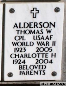 Thomas W Alderson