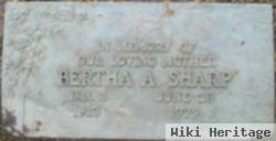 Bertha A. Sharp