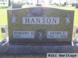 Henry Leroy Hanson
