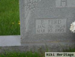 Elijah Fernando "ferd" Hill