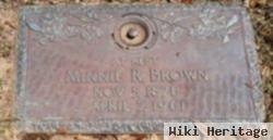 Minnie R Brown