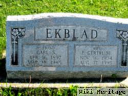 Carl S Ekblad