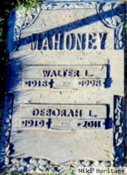 Walter L Mahoney