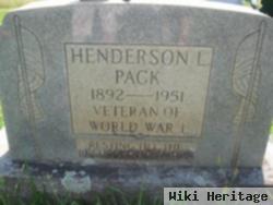 Henderson L. Pack