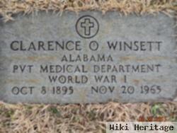 Pvt Clarence O Winsett