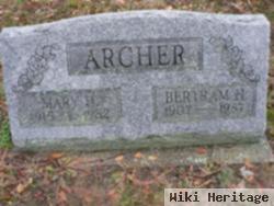 Bertram H Archer