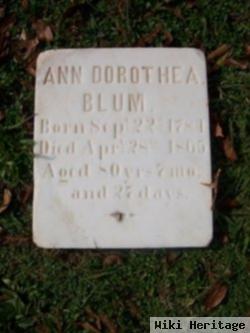 Ann Dorothea Warner Blum