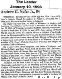 Andrew G Nufer, Jr