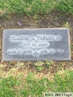 Claude L. Tabler, Sr